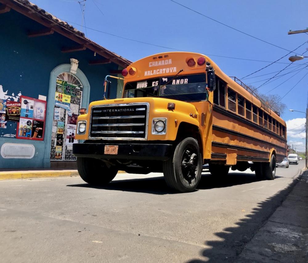 Public bus in Granada | Nicaragua Public bus in Granada | Nicaragua