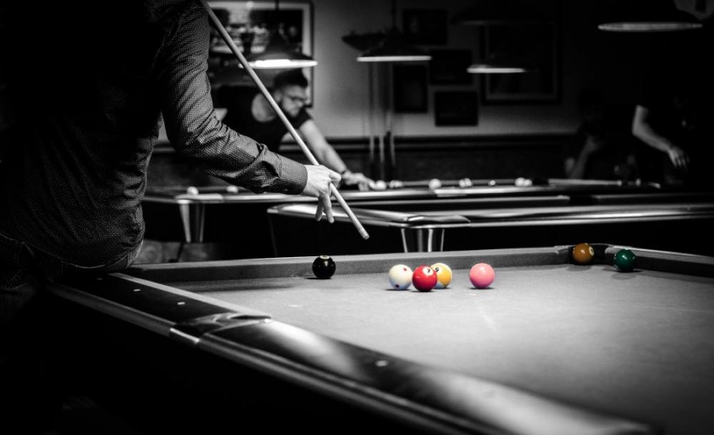 Playing pool Playing pool