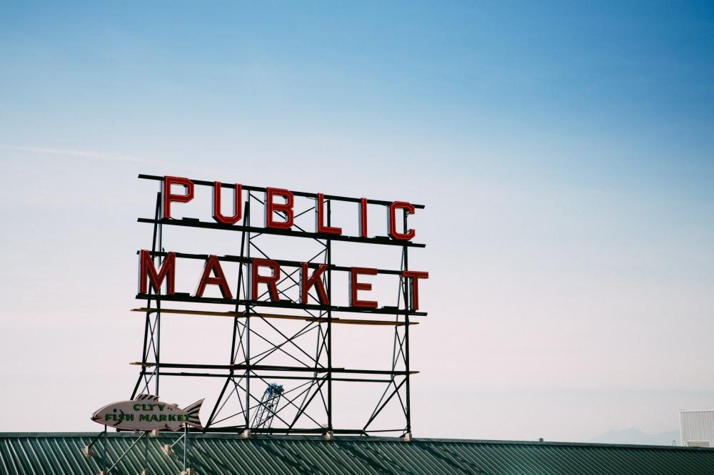 Public Market Sign Photo Public Market Sign Photo
