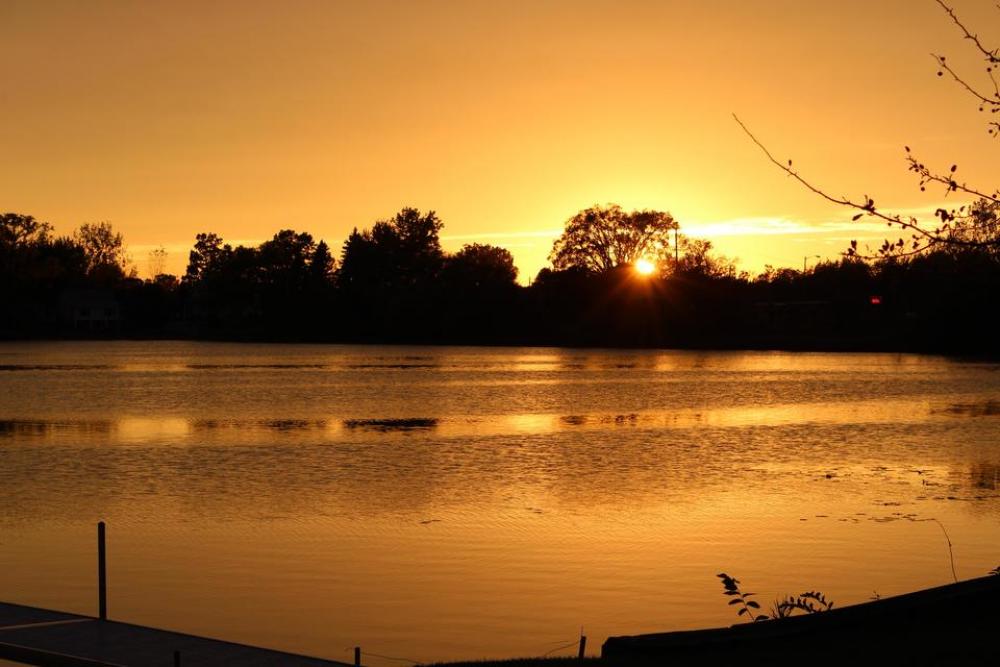#sunset #lake #sunset #lake