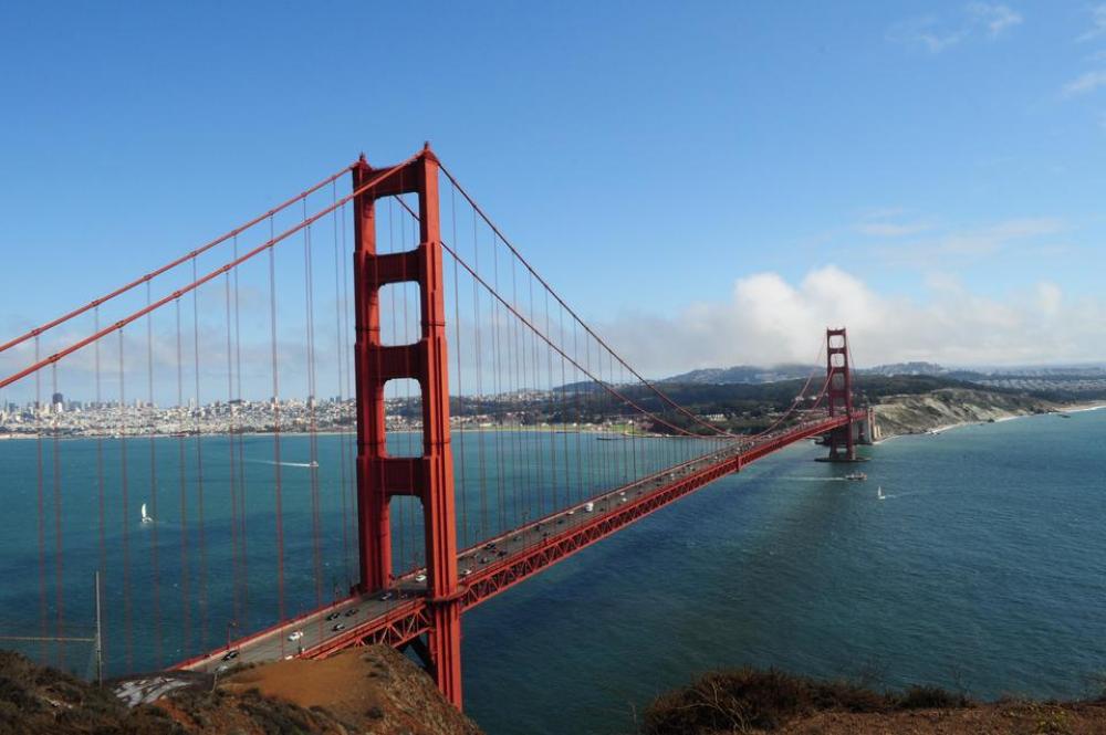 Golden Gate Bridge bridge San Francisco scenery scenic Golden Gate Bridge bridge San Francisco scenery scenic