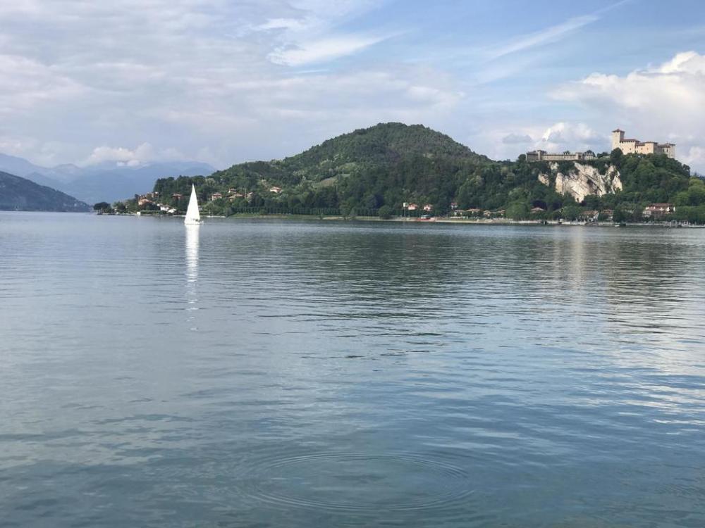 scenic italy sailboat lake landscape scenic italy sailboat lake landscape