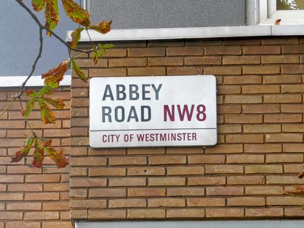 streetname Abbey Road London Beatles sixties streetname Abbey Road London Beatles sixties