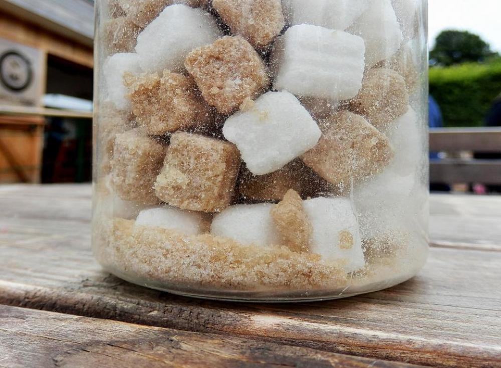 sugar cubes jar sweet brown sugar cubes jar sweet brown