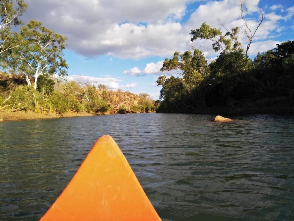 canoeing river water landscape outback canoeing river water landscape outback