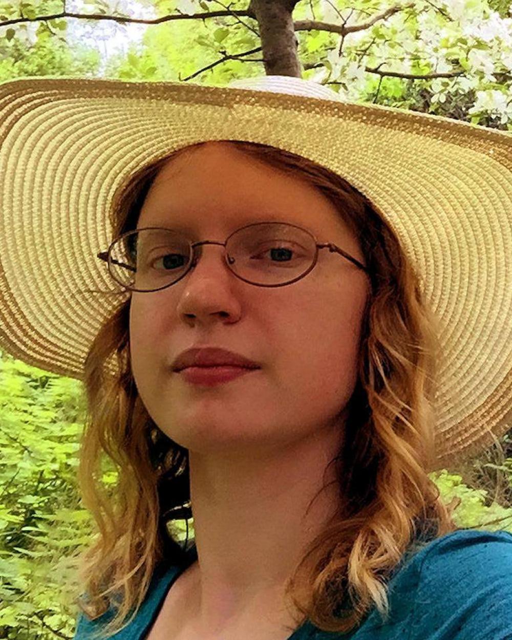 woman face hat portrait woman face hat portrait