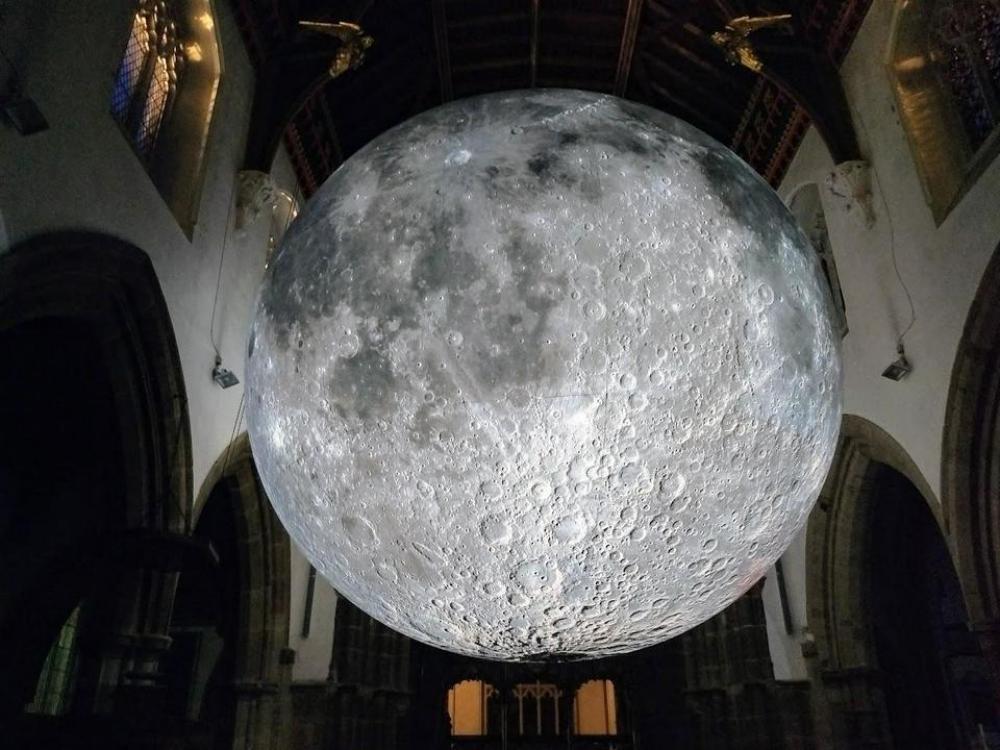 moon scale model cathedral Leicester moon scale model cathedral Leicester