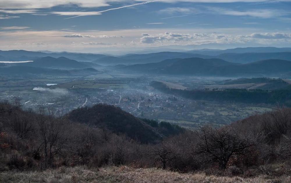 fog high landscape autumn fog high landscape autumn