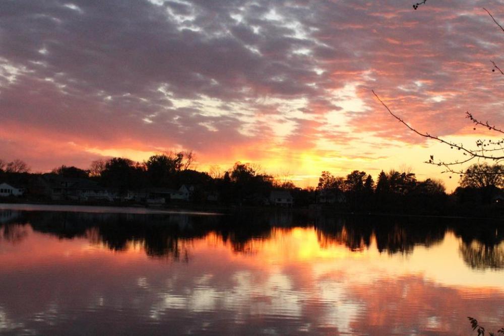 #sunset #lake #sunset #lake