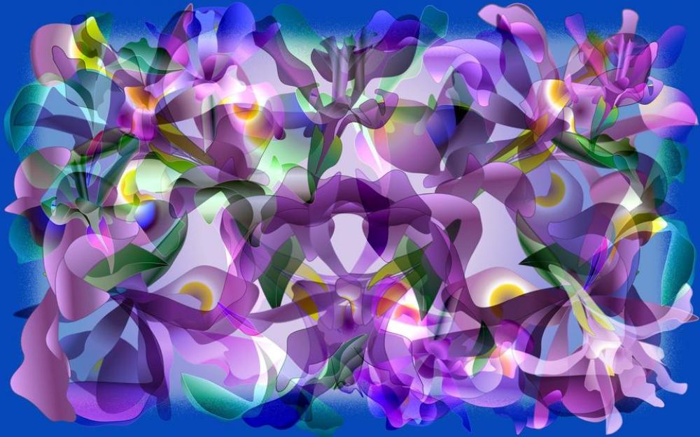 vector graphic irises artistic collage vector graphic irises artistic collage
