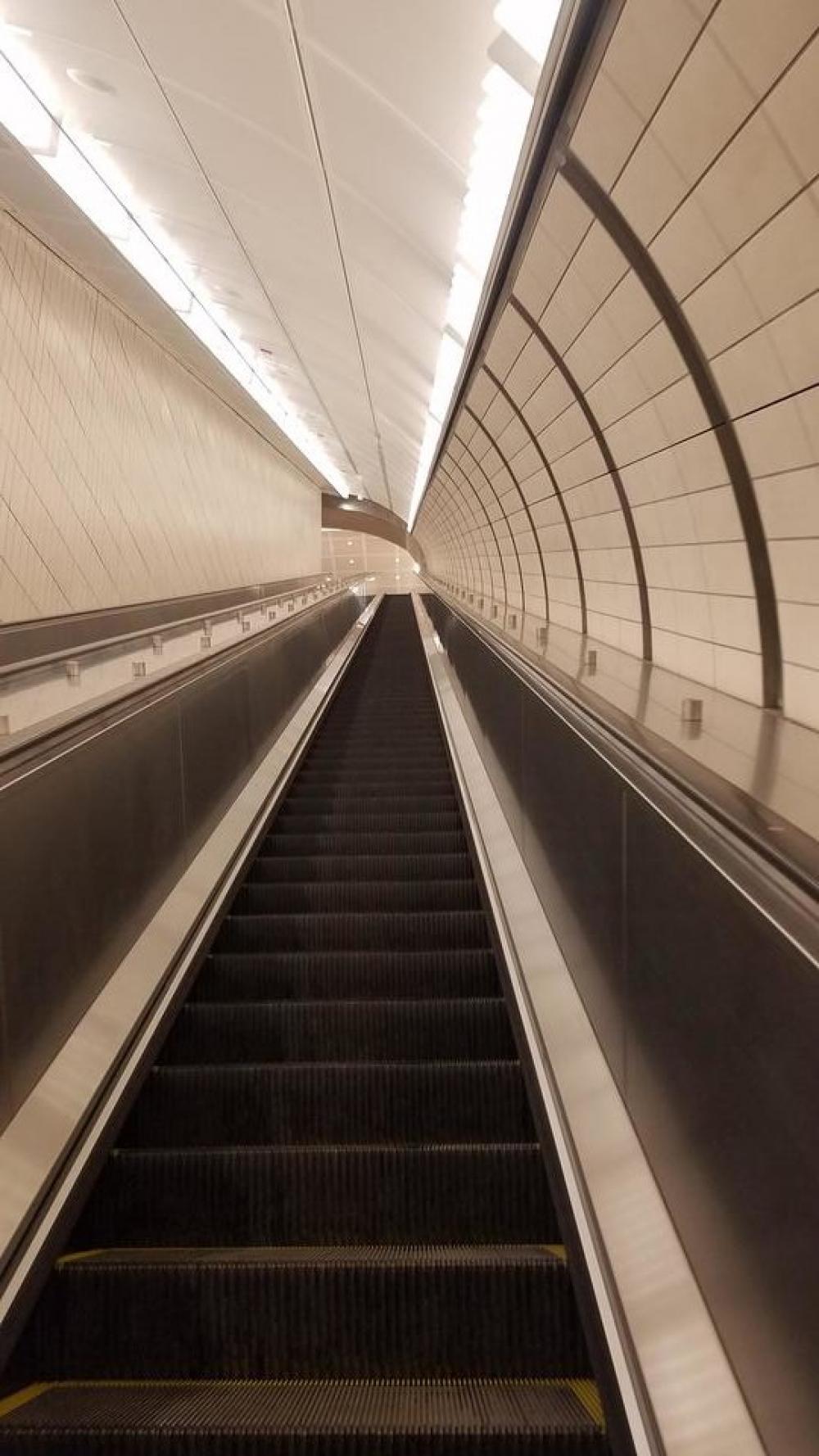 Escalator steps modern stairs upward Escalator steps modern stairs upward