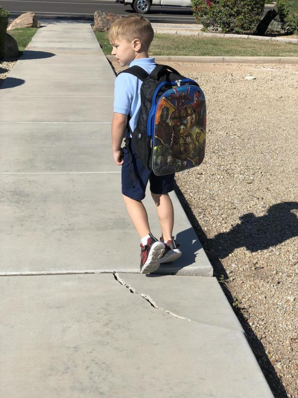 backpack little boy