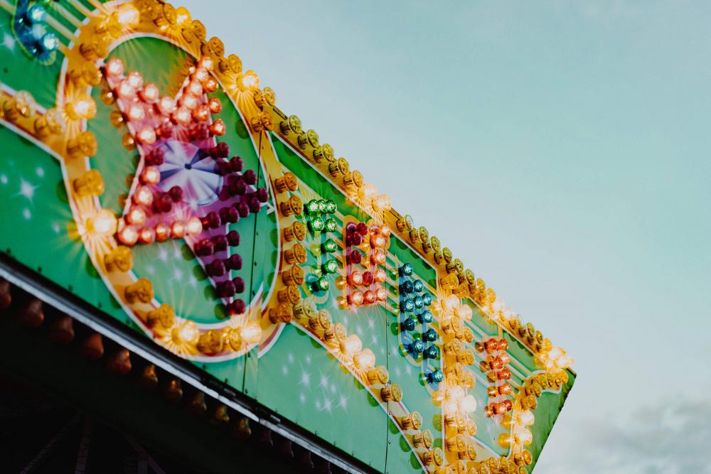 Vintage Luna Park Lights Vintage Luna Park Lights