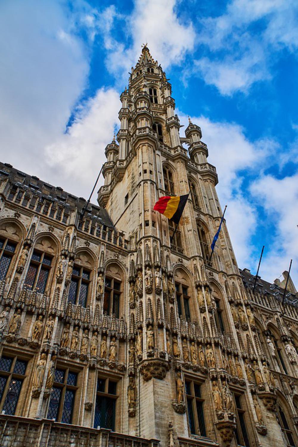 Belgium Brussels Grand Place Town Hall Architecture Belgium Brussels Grand Place Town Hall Architecture