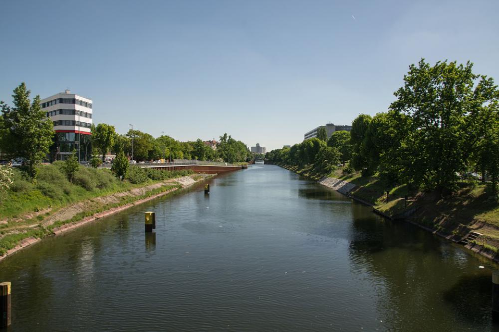 Channel Water Urban Berlin Cityscape Architecture Channel Water Urban Berlin Cityscape Architecture