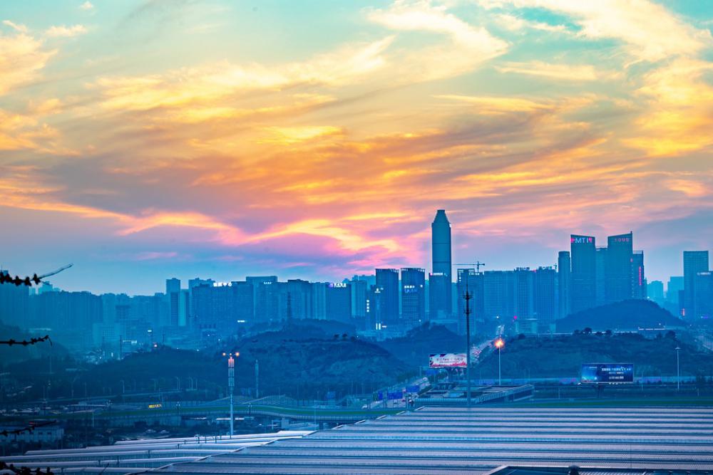 Cloud Flame Cloud Cirrus Sunset Skyline City Cloud Flame Cloud Cirrus Sunset Skyline City