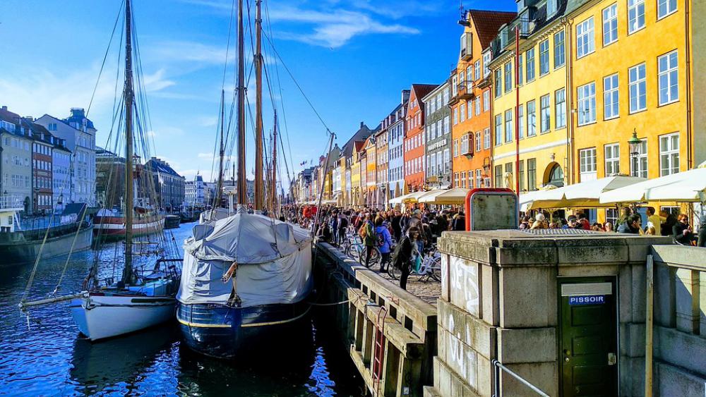 Copenhagen Port Water Channel Denmark Boats Copenhagen Port Water Channel Denmark Boats