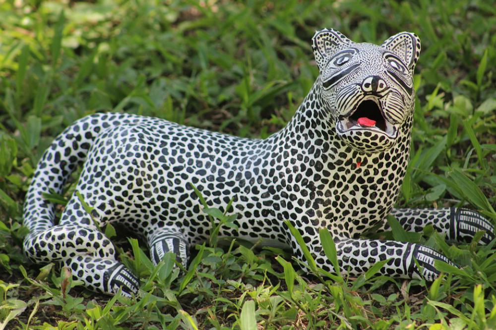 Crafts Puma Chiapas Mud Feline Animals Portrait Crafts Puma Chiapas Mud Feline Animals Portrait
