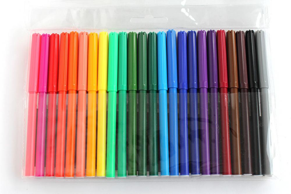 Felt Tip Pens Packaging Multi Colored Color Red Felt Tip Pens Packaging Multi Colored Color Red