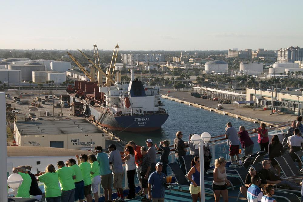 Fort Lauderdale Port Ship Dock Vessel Fort Lauderdale Port Ship Dock Vessel