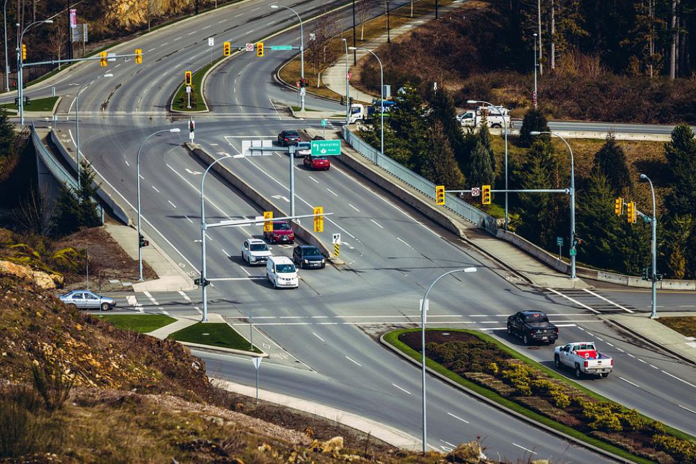 Intersection Traffic Cars Bridge Victoria Intersection Traffic Cars Bridge Victoria