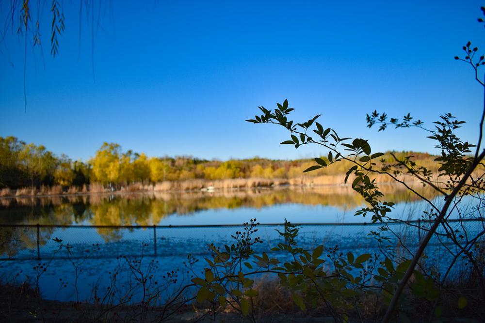 Lake Autumn Blue Sky Sky Outdoor Park Lake Autumn Blue Sky Sky Outdoor Park