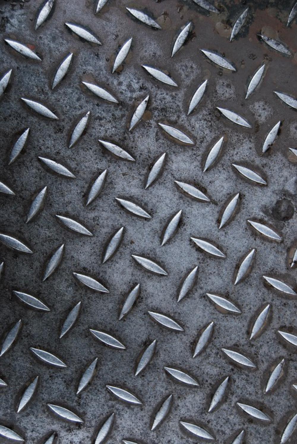 Metal Pattern Surface Grey Metal Pattern Surface Grey