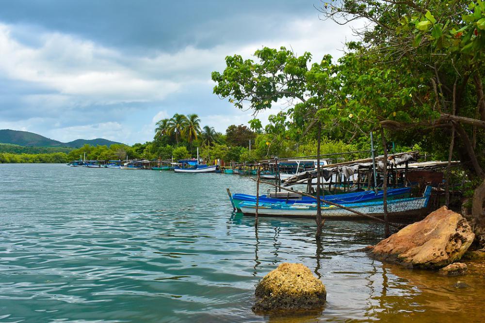Nature Beach Boats Sea Landscape Close Rocks Nature Beach Boats Sea Landscape Close Rocks