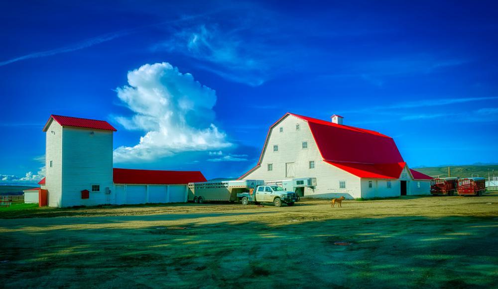 Ranch Farm Wyoming America Dog Barn Buildings Ranch Farm Wyoming America Dog Barn Buildings