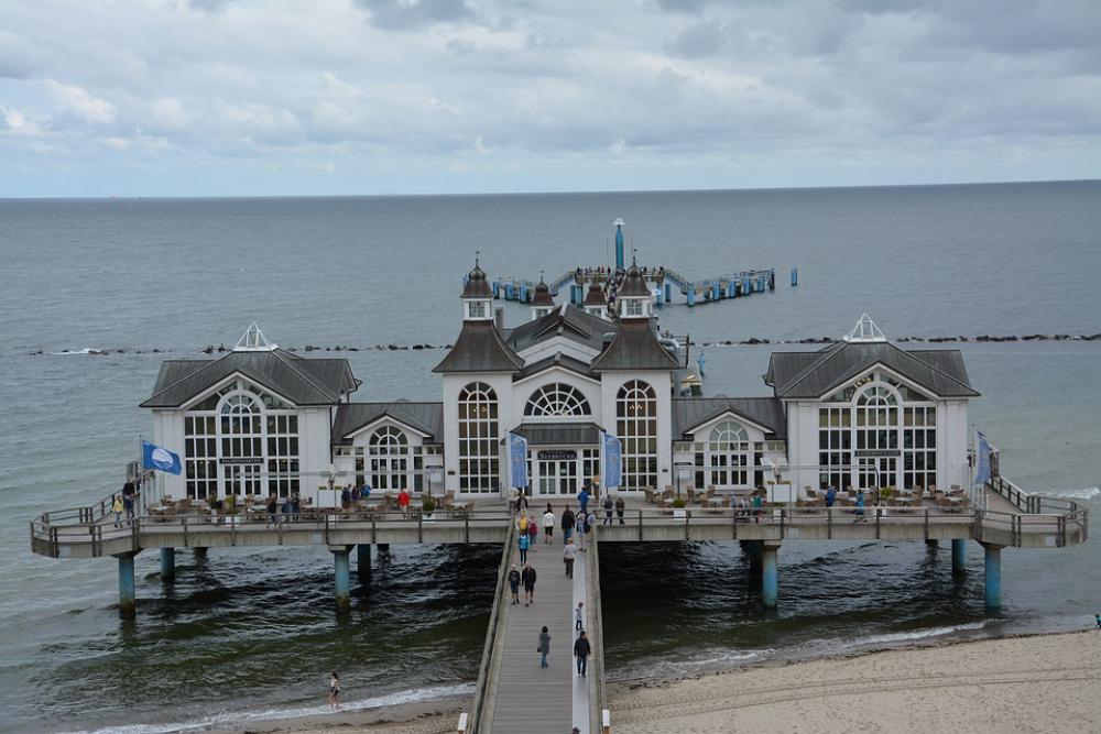 Sea Bridge Baltic Sea Island Rügen Sellin Sea Bridge Baltic Sea Island Rügen Sellin
