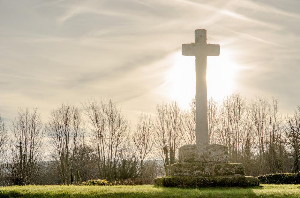 Silhouette Cross Tree Graves Mystical Shadow Dark Silhouette Cross Tree Graves Mystical Shadow Dark
