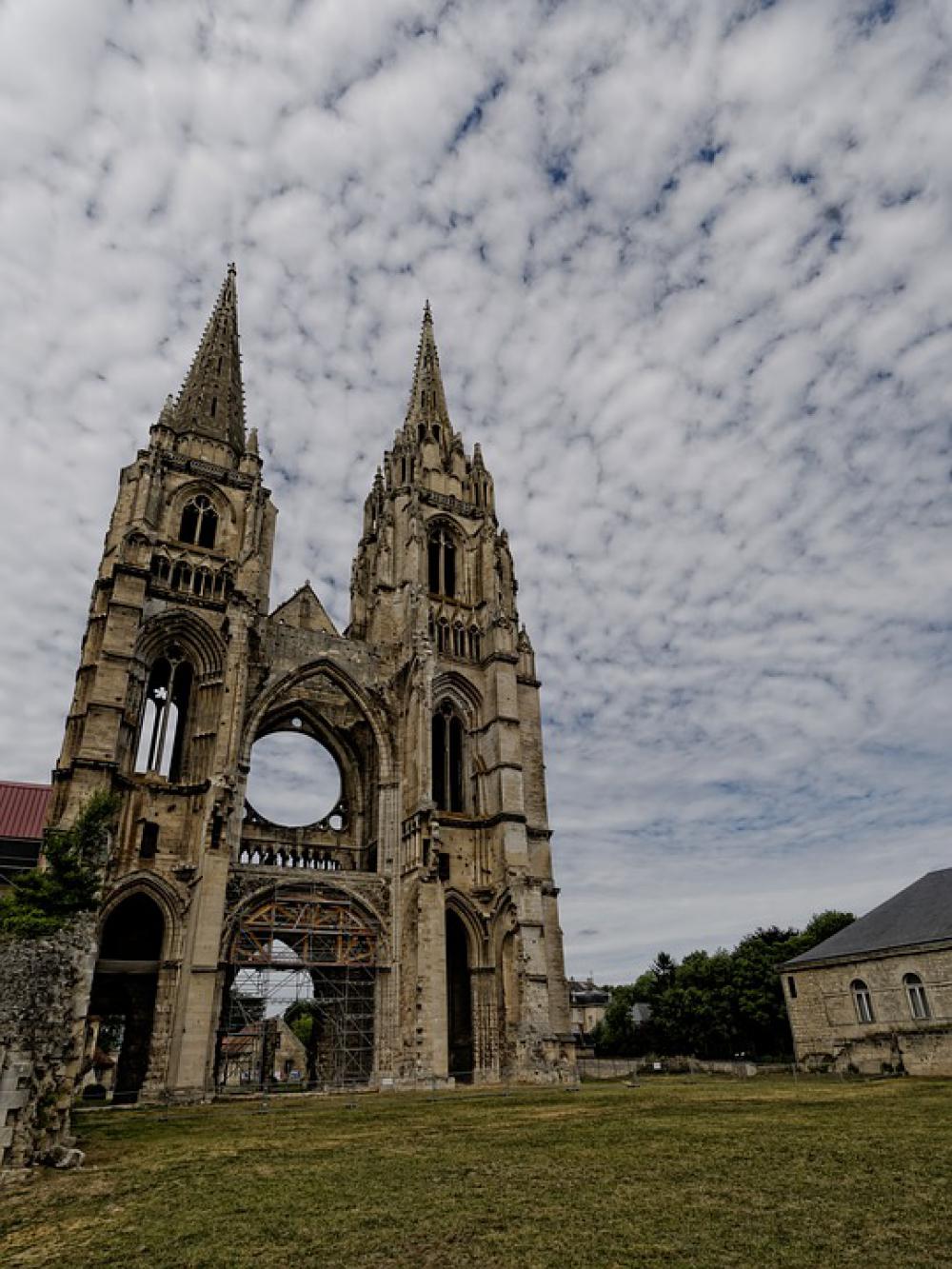 Soissons France Cathedral Sky Clouds Gothic Soissons France Cathedral Sky Clouds Gothic