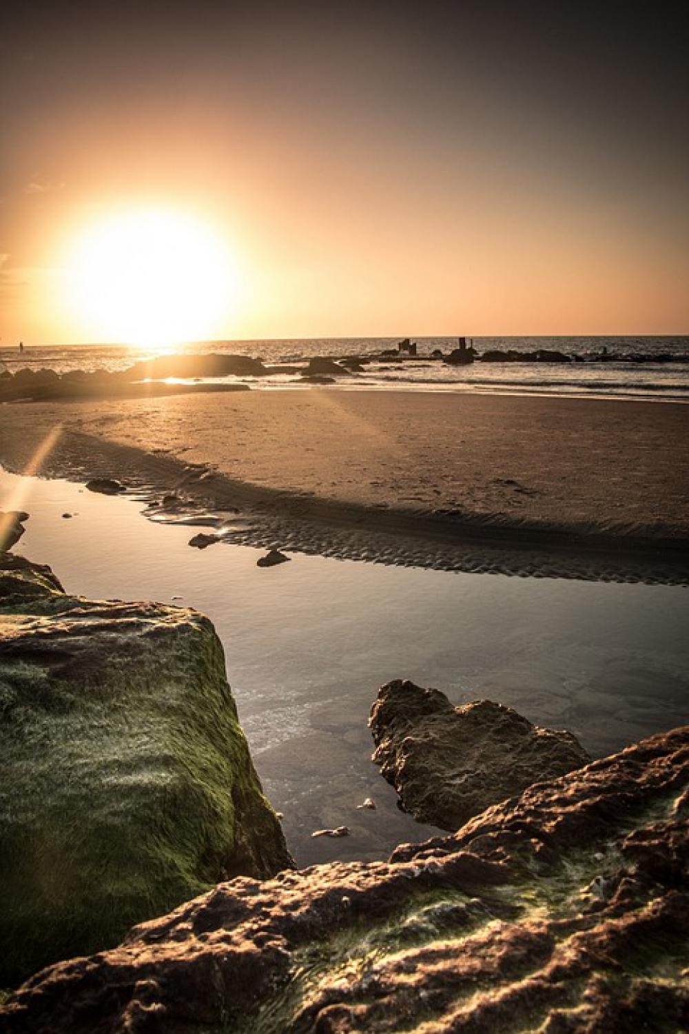 Sunset Beach Sea Ocean Nature Sunset Beach Sea Ocean Nature