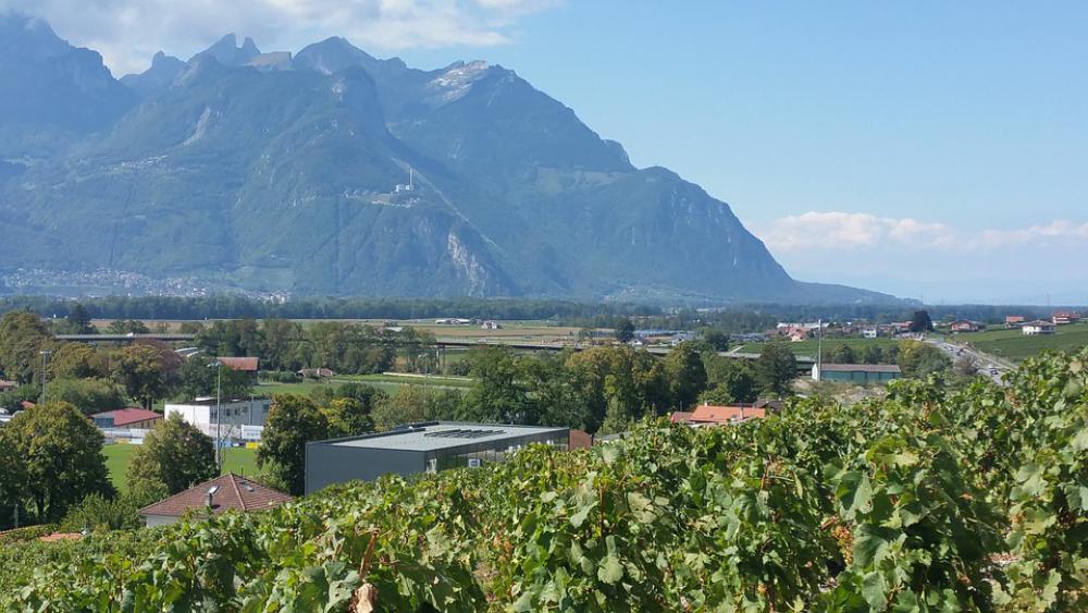 Switzerland Valais Rock Mountains Alpine Sky Switzerland Valais Rock Mountains Alpine Sky