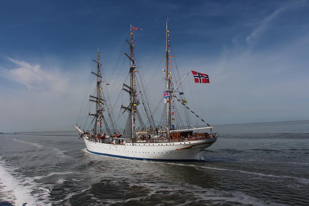 Tall Ship Norway Wadden Sea Sailing Boat Harlingen Tall Ship Norway Wadden Sea Sailing Boat Harlingen