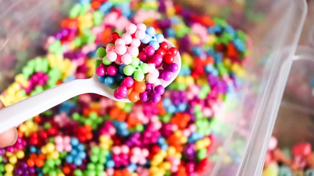 Beads Marble Jelly Beads Colorful Craft Beads Marble Jelly Beads Colorful Craft