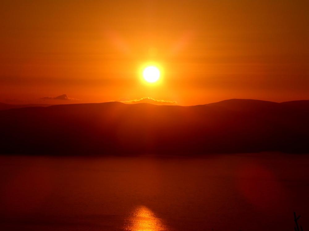 Brac Biokovo Sunset Croatia Ocean Nature Evening Brac Biokovo Sunset Croatia Ocean Nature Evening
