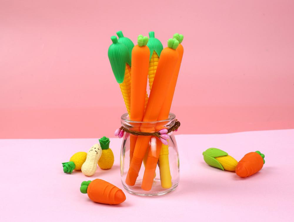 Carrot Pen Pen Glass Corn Pen Pink Carrot Pen Pen Glass Corn Pen Pink