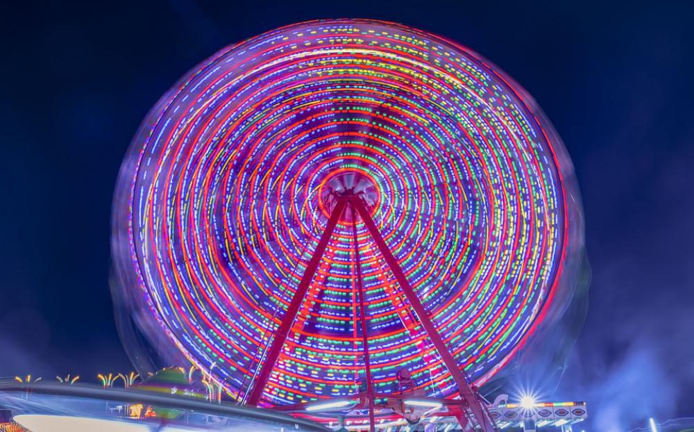 Luna Park Kastoria Greece Mood Atmosphere Magic Luna Park Kastoria Greece Mood Atmosphere Magic