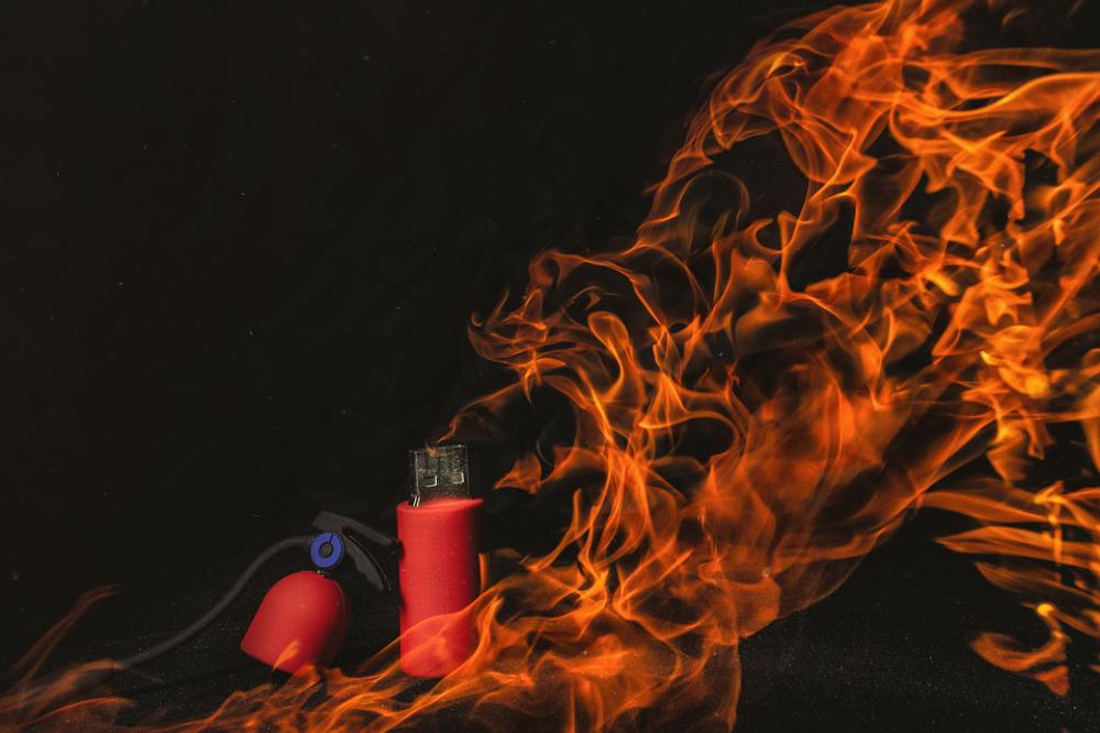 Usb Flash-Drive Technology Fire Extinguisher Fire Usb Flash-Drive Technology Fire Extinguisher Fire