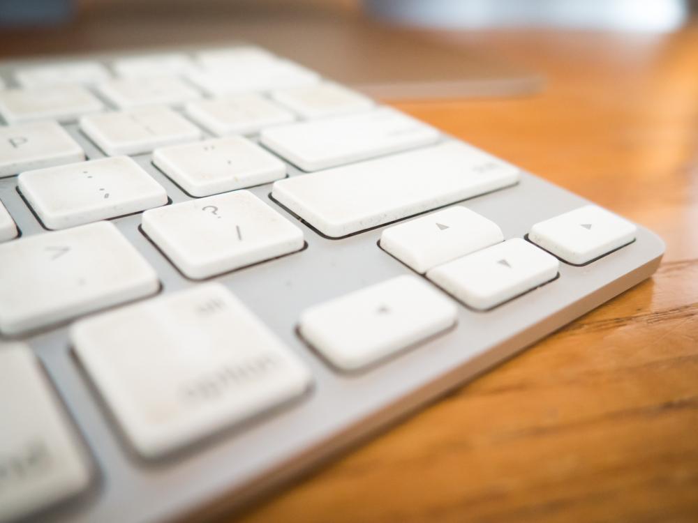 Keyboard on Desk Keyboard on Desk