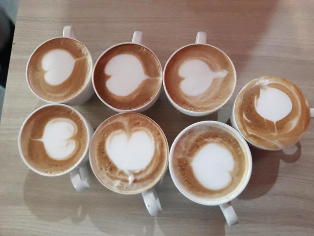 Milk capachino coffee Milk capachino coffee