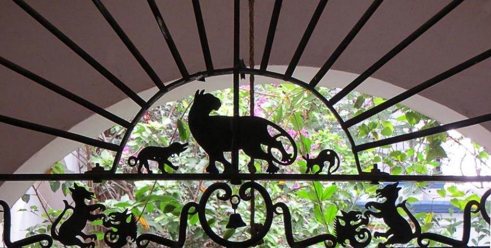 metal cat animals pattern design metal cat animals pattern design
