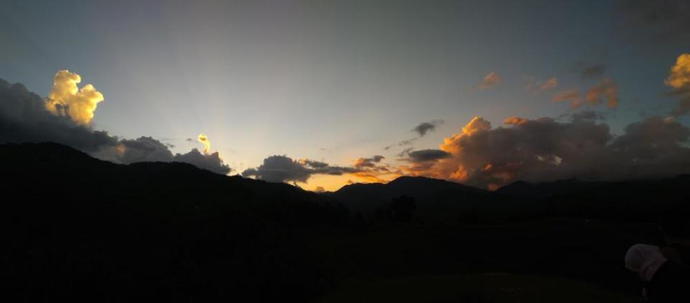 Nepal mountains sunset clouds Nepal mountains sunset clouds