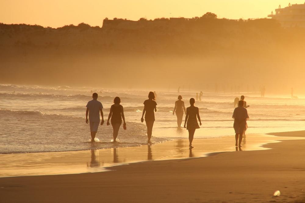 Beach Human Go For A Walk On Foot Run Barefoot Beach Human Go For A Walk On Foot Run Barefoot