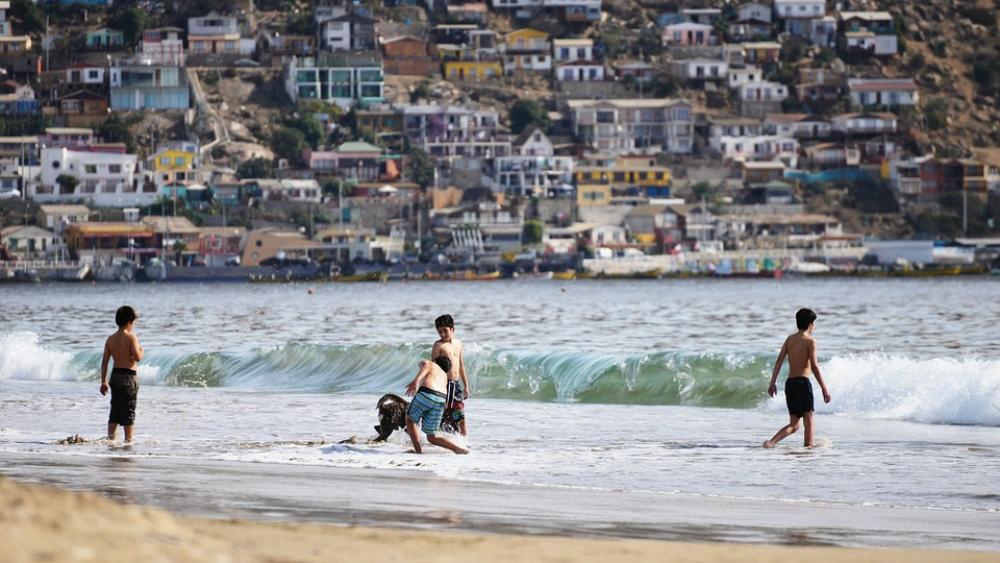 Beach Sea People Playing Game Children City Beach Beach Sea People Playing Game Children City Beach
