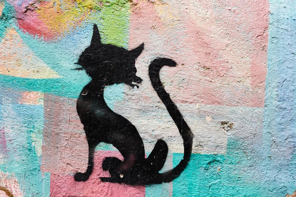 Cat Logo Symbol Graffiti Texture Pixel Animal Cat Logo Symbol Graffiti Texture Pixel Animal