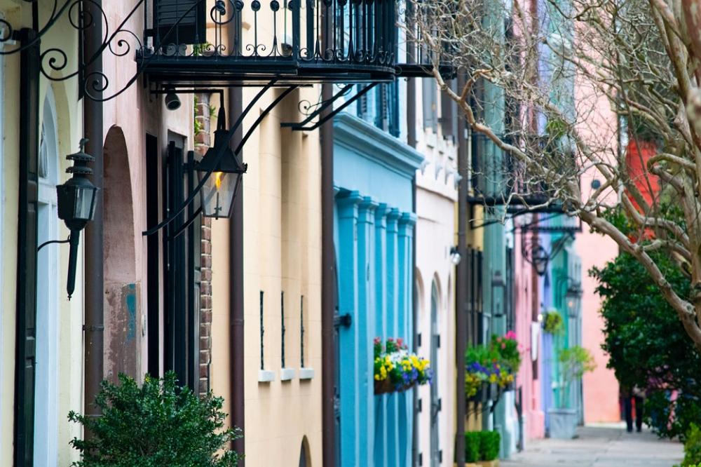 Charleston Rainbow Row Historic Landmark Charleston Rainbow Row Historic Landmark