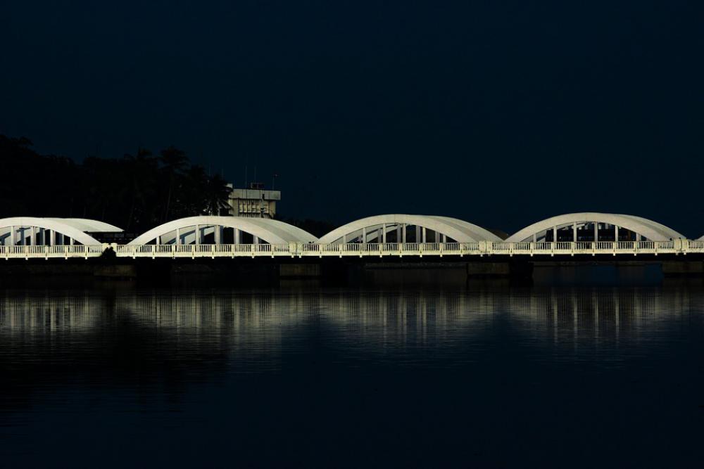 Chennai Bridge Reflection Nature Travel Water Chennai Bridge Reflection Nature Travel Water