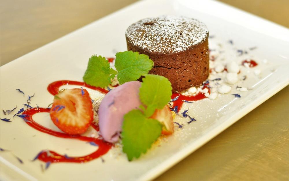Dessert Chocolate Icecream Fondant Dessert Chocolate Icecream Fondant
